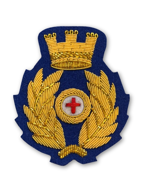 Fregio Berretto Commissariato CRI Sottufficiale di Corpo