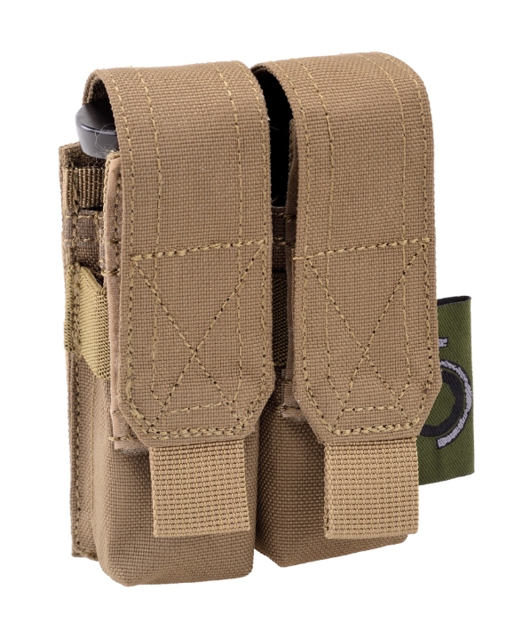 Porta Caricatore Doppio in Cordura Desertico