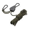 Cordino Paracord con Moschettoni Militare Fosco